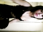 高跟性感黑丝貌美如花的TS瑶瑶和帅哥在酒店卫生间激情 画面太辣