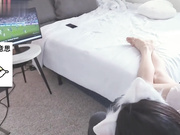 陪看世界杯全套服务，中场操逼，最后直接射在嘴巴里