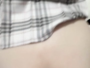 多毛高冷嫩妹和男友的露脸性爱自拍，JK裙萝莉鞋脸穴同框，年轻人肏的激情