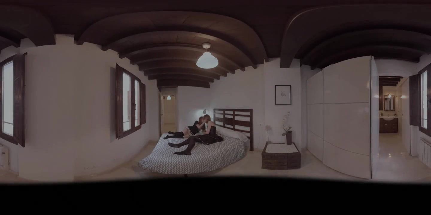 Undressed on the bed