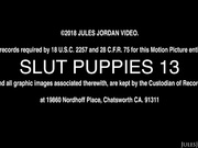 胳膊一样粗的大黑屌挤进她紧绷的小穴里